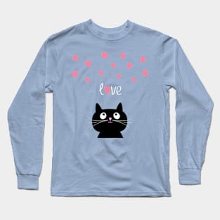 Cat - Love Long Sleeve T-Shirt